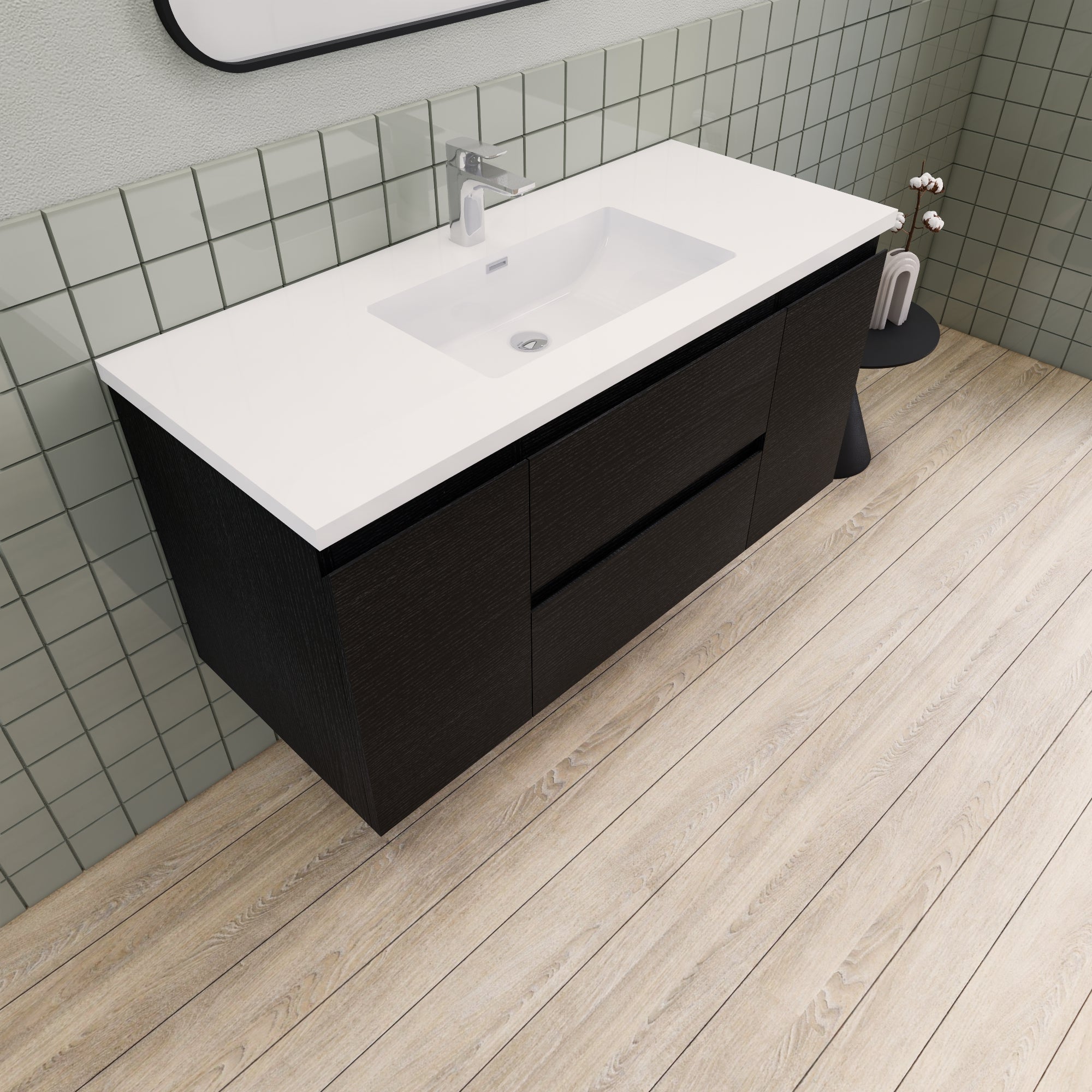 Barton 48 inch Floating Modern Bathroom Vanity