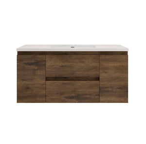 Barton 60 inch Single Sink Floating Modern Bathroom Vanity