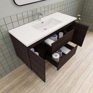 Barton 48 inch Floating Modern Bathroom Vanity