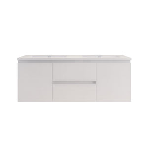 Barton 60 inch Double Sinks Floating Modern Bathroom Vanity