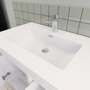 Barton 60 inch Double Sinks Floating Modern Bathroom Vanity