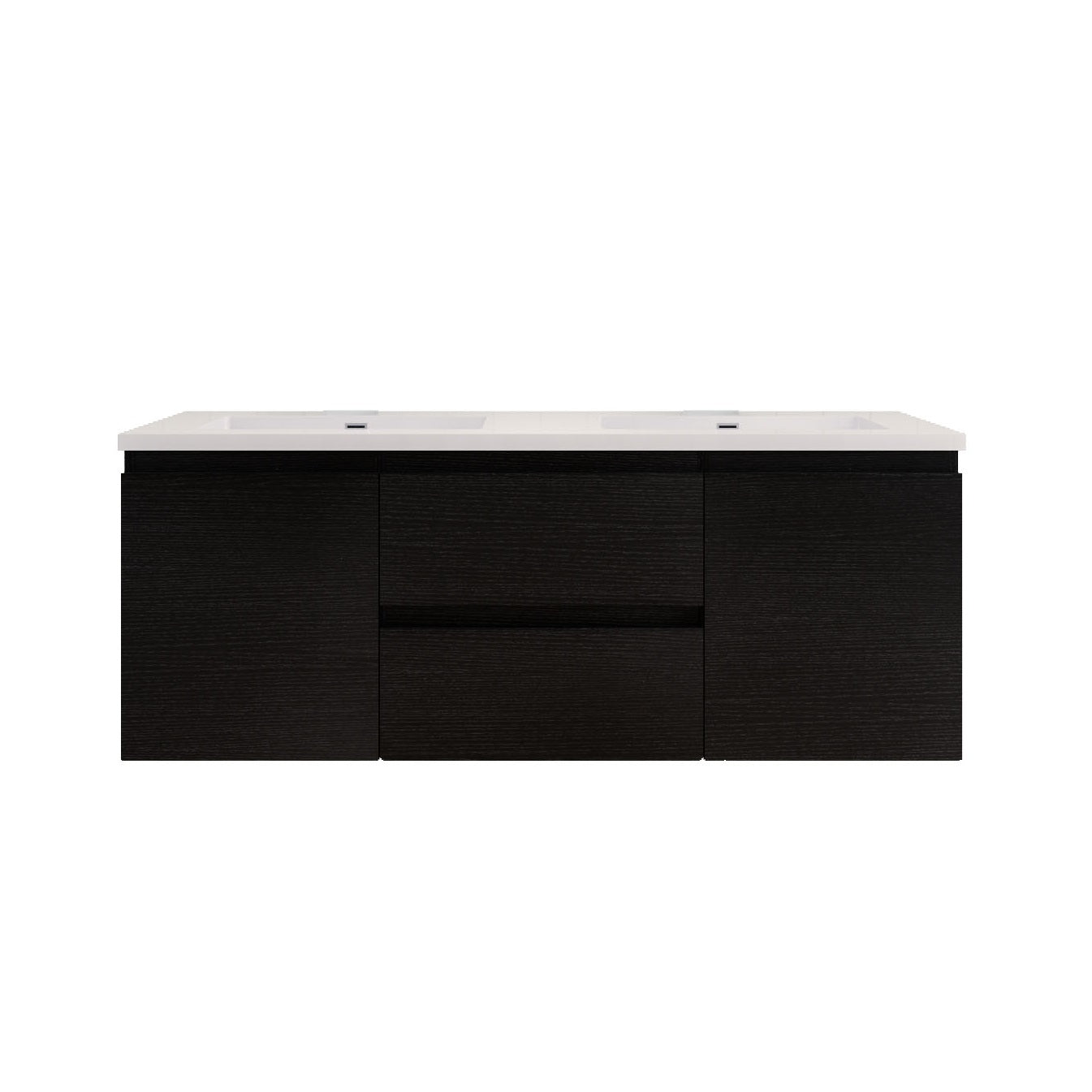 Barton 60 inch Double Sinks Floating Modern Bathroom Vanity