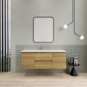 Barton 60 inch Single Sink Floating Modern Bathroom Vanity