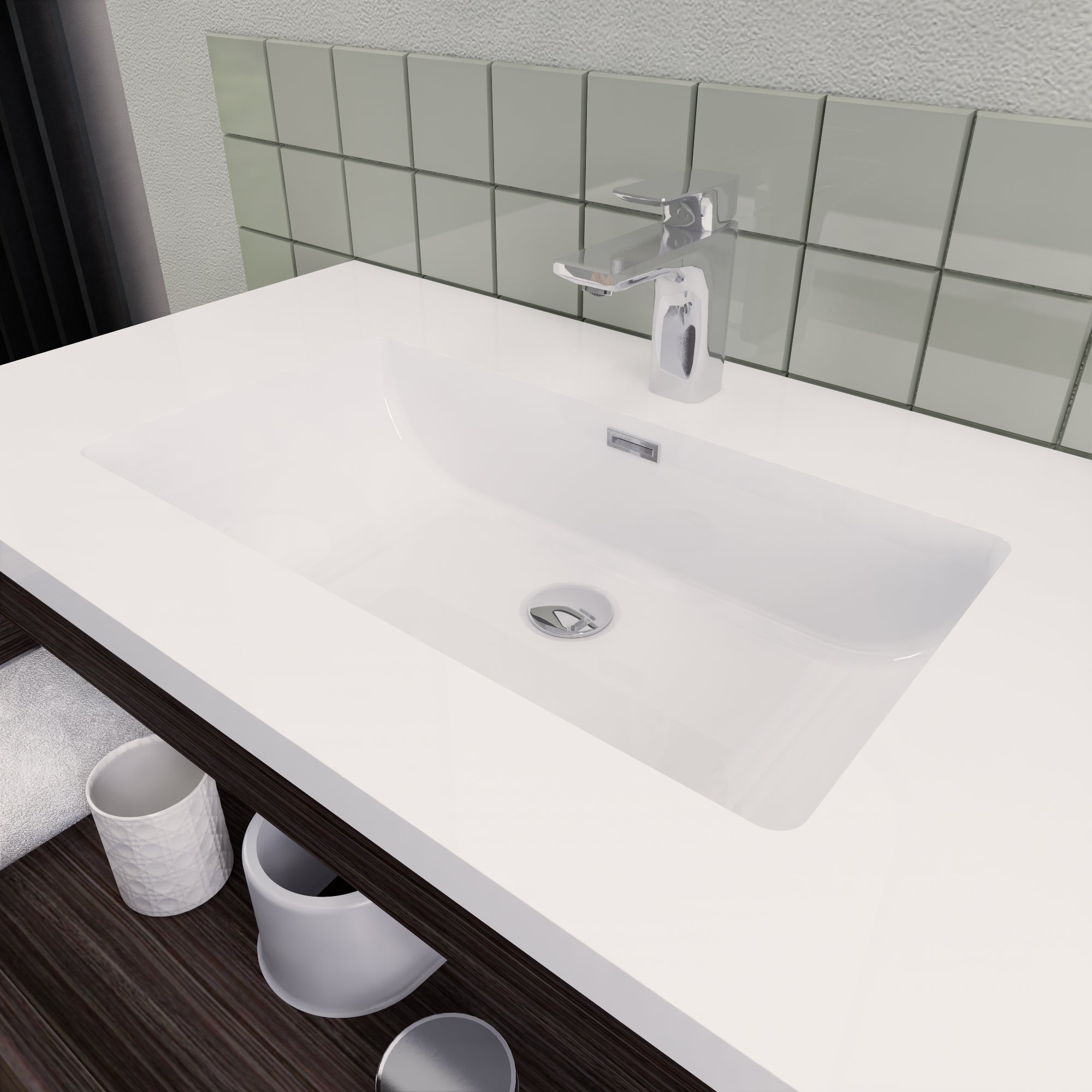 Barton 72 inch Double Sinks Floating Modern Bathroom Vanity