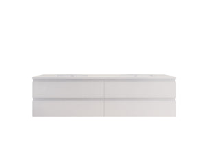 Barton 72 inch Double Sinks Floating Modern Bathroom Vanity