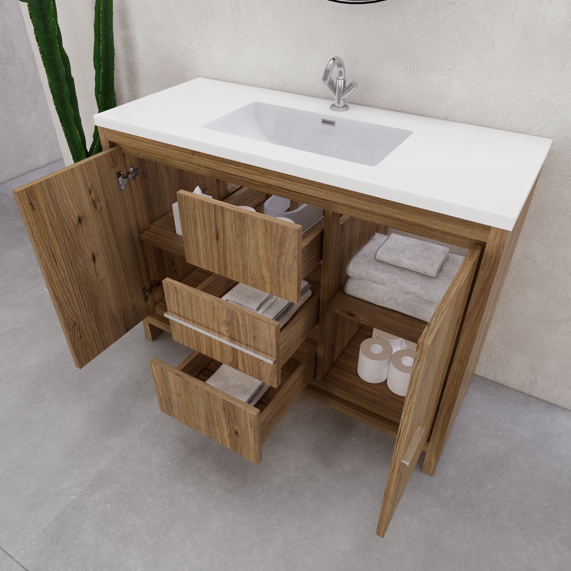 Eden 48" Free-standing Single Bathroom Vanity Set