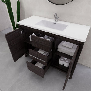 Eden 48" Free-standing Single Bathroom Vanity Set