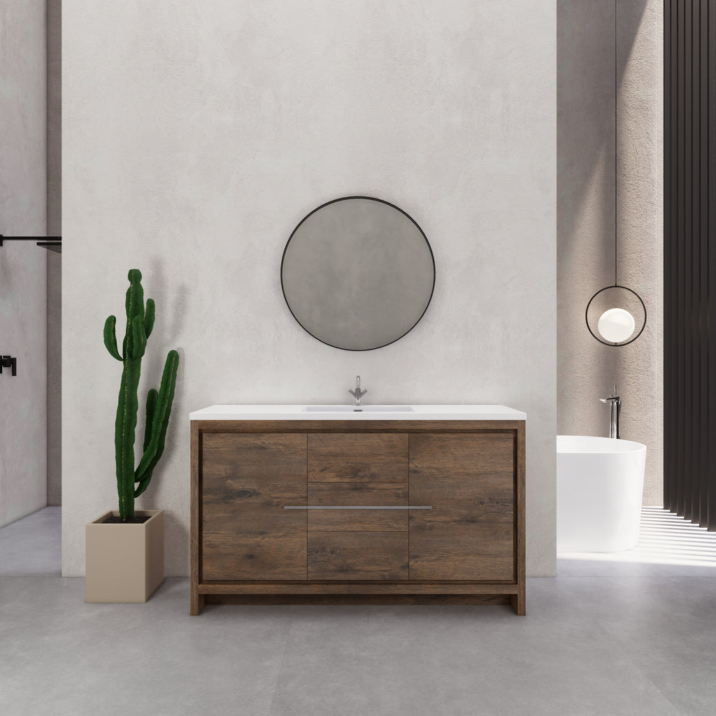 Eden 60" Free-standing Single Bathroom Vanity Set