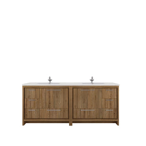 Eden 84" Free-standing Double Sinks Bathroom Vanity Set