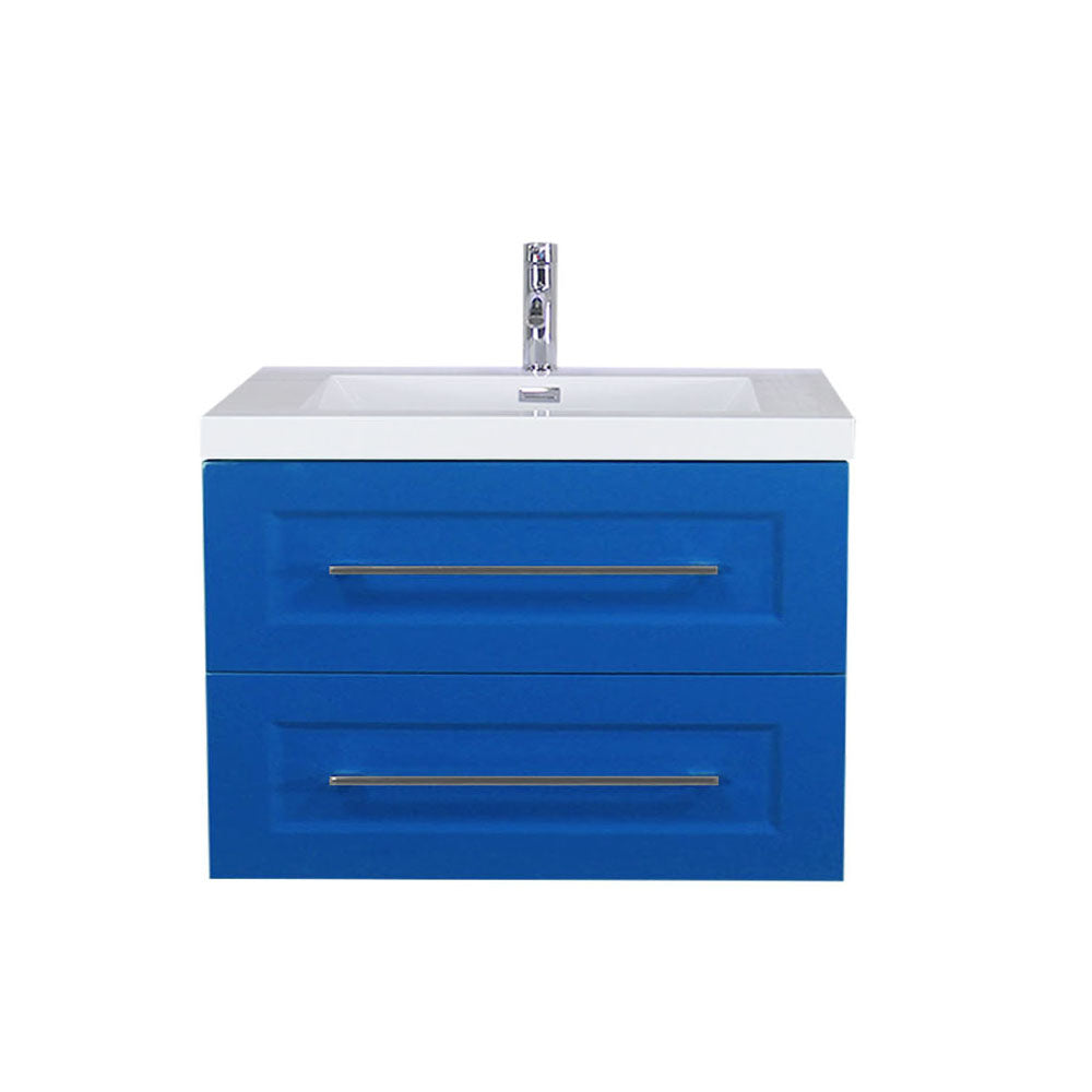 TT 36 Inch Wall Mounted Vanity with Reinforced Acrylic Sink