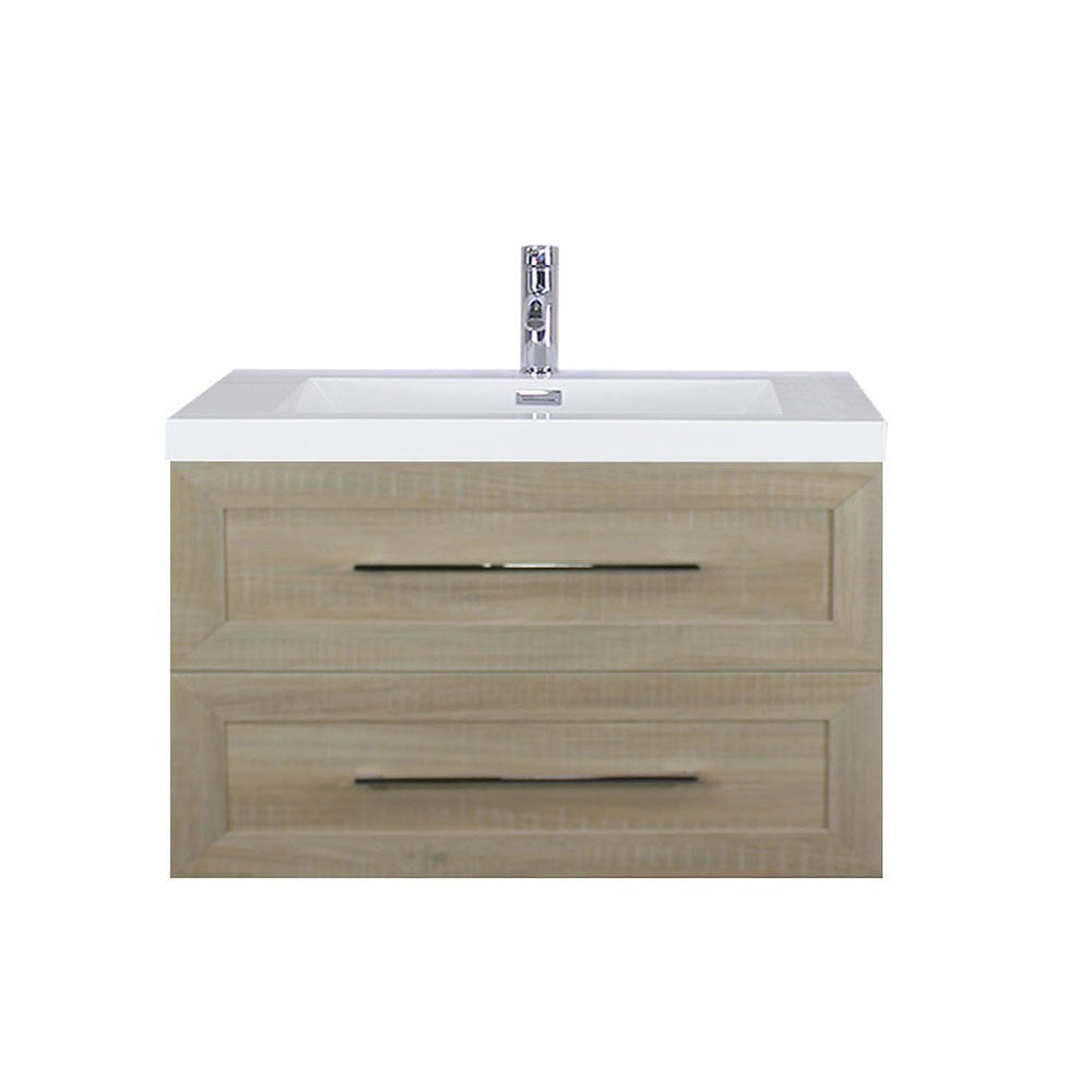 TT 42 Inch Wall Mounted Vanity with Reinforced Acrylic Sink