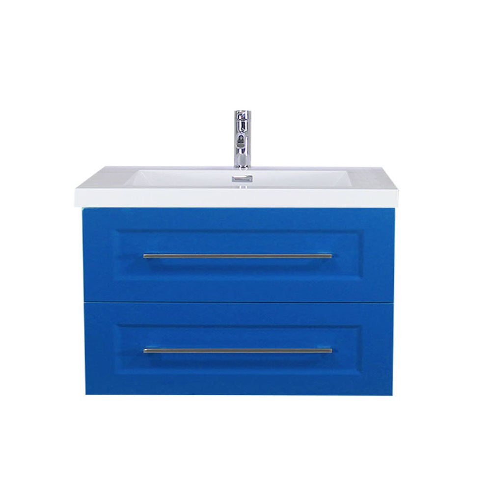 TT 42 Inch Wall Mounted Vanity with Reinforced Acrylic Sink