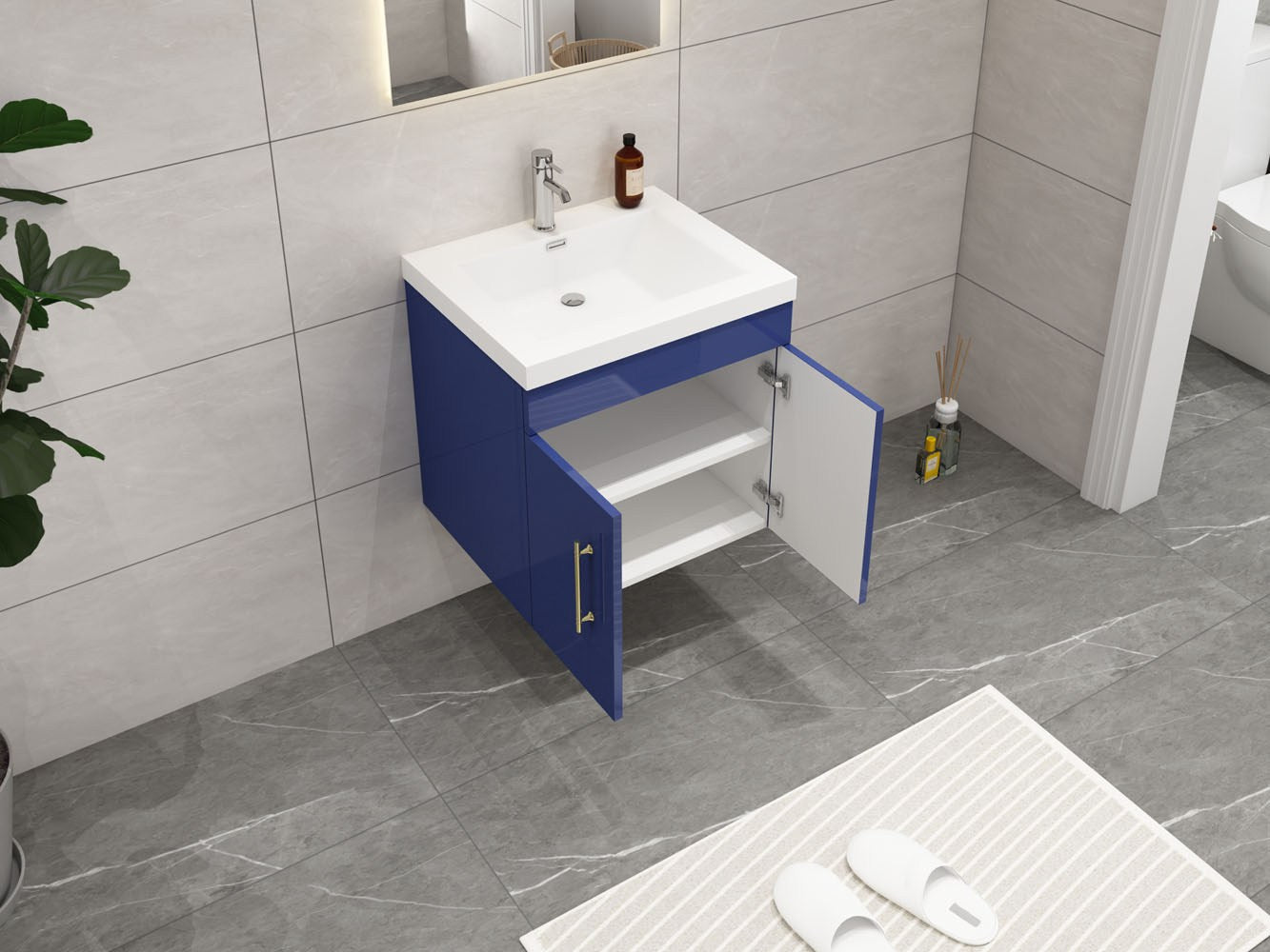 Elsa 24 inch Floating Modern Bathroom Vanity