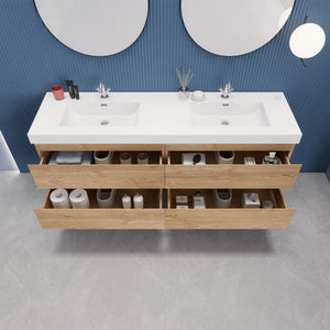 EB2 72 inch Floating Modern Bathroom Vanity