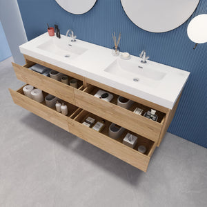 EB2 72 inch Floating Modern Bathroom Vanity