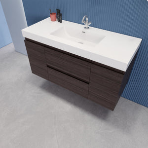 EB2 60 inch Double Floating Modern Bathroom Vanity