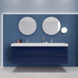 EB2 72 inch Floating Modern Bathroom Vanity