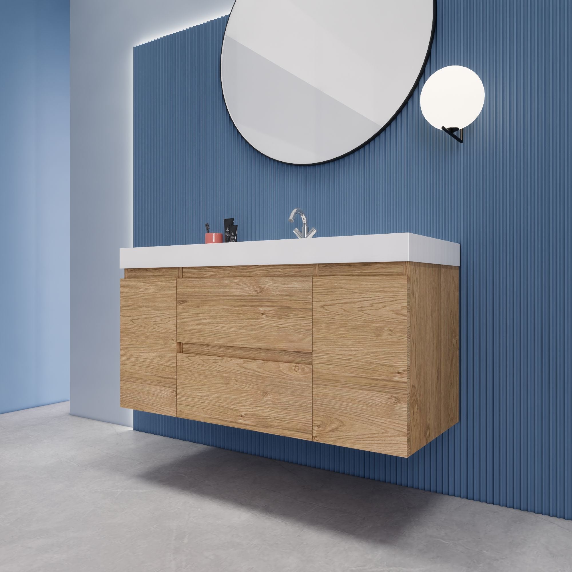 EB2 48 inch Floating Modern Bathroom Vanity