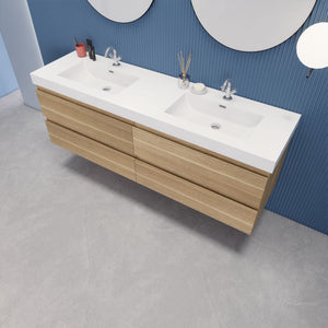 EB2 72 inch Floating Modern Bathroom Vanity