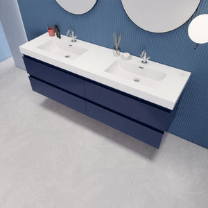 EB2 72 inch Floating Modern Bathroom Vanity