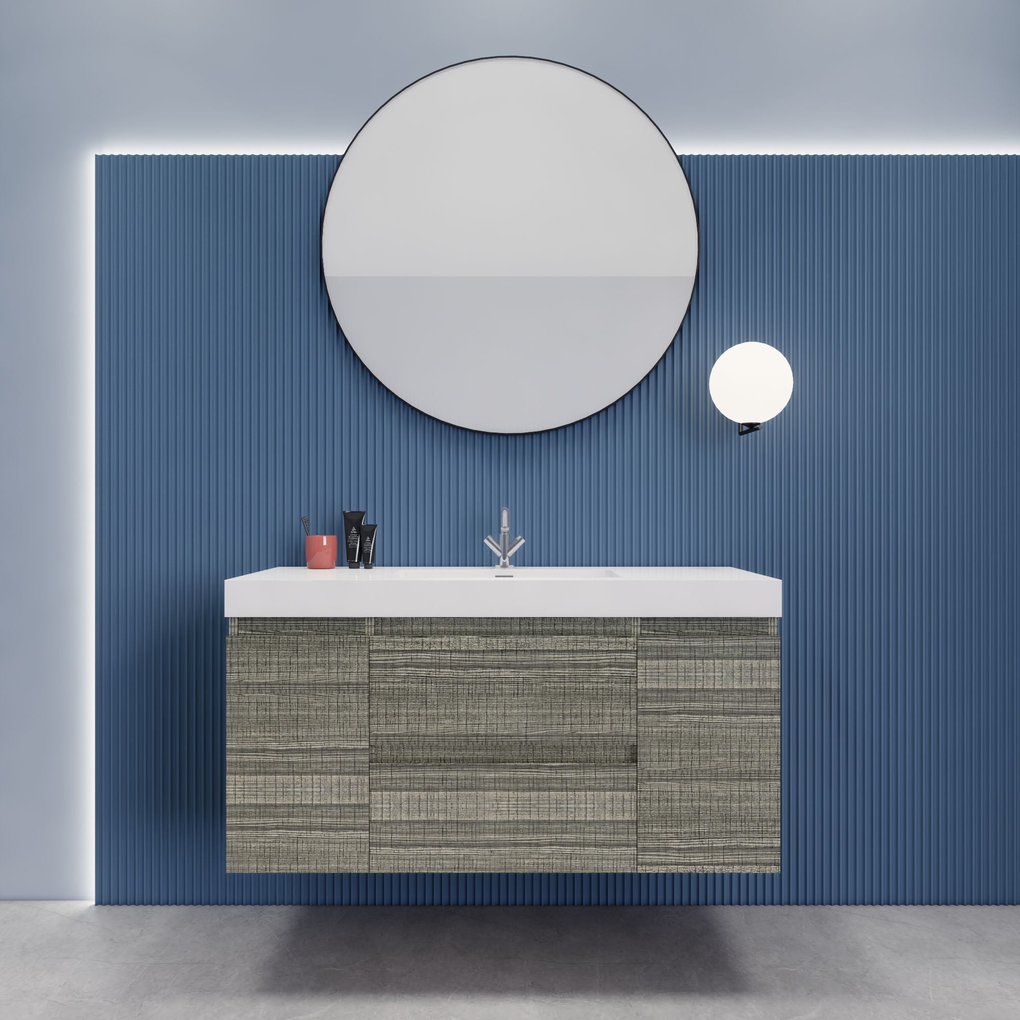 EB2 48 inch Floating Modern Bathroom Vanity