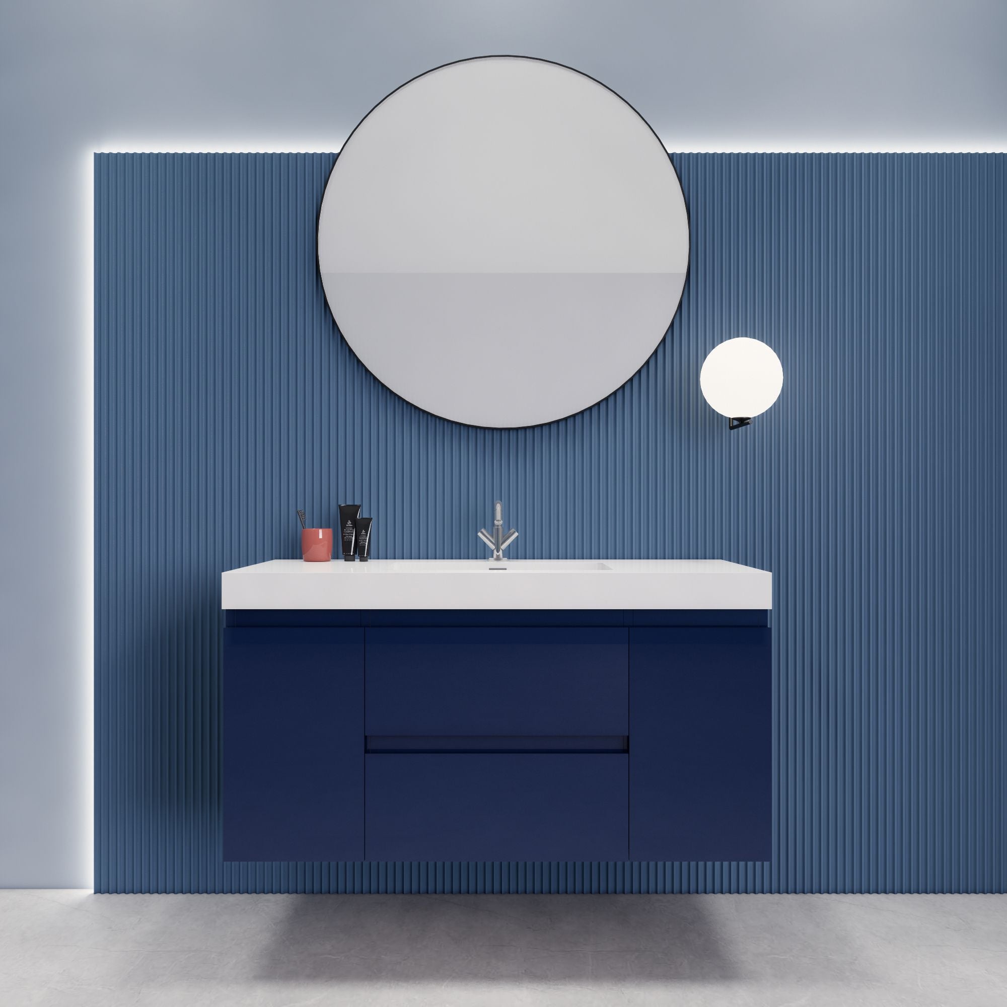 EB2 48 inch Floating Modern Bathroom Vanity