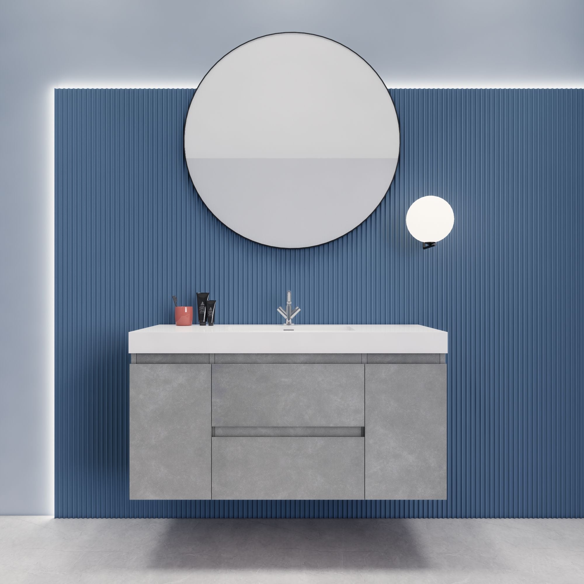 EB2 48 inch Floating Modern Bathroom Vanity