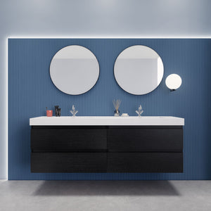 EB2 72 inch Floating Modern Bathroom Vanity