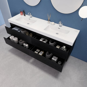 EB2 72 inch Floating Modern Bathroom Vanity