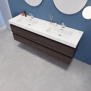 EB2 72 inch Floating Modern Bathroom Vanity