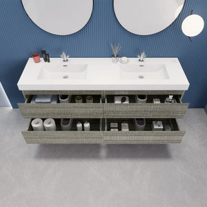 EB2 72 inch Floating Modern Bathroom Vanity