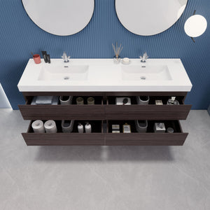 EB2 72 inch Floating Modern Bathroom Vanity