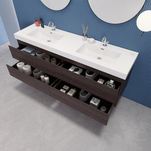 EB2 72 inch Floating Modern Bathroom Vanity