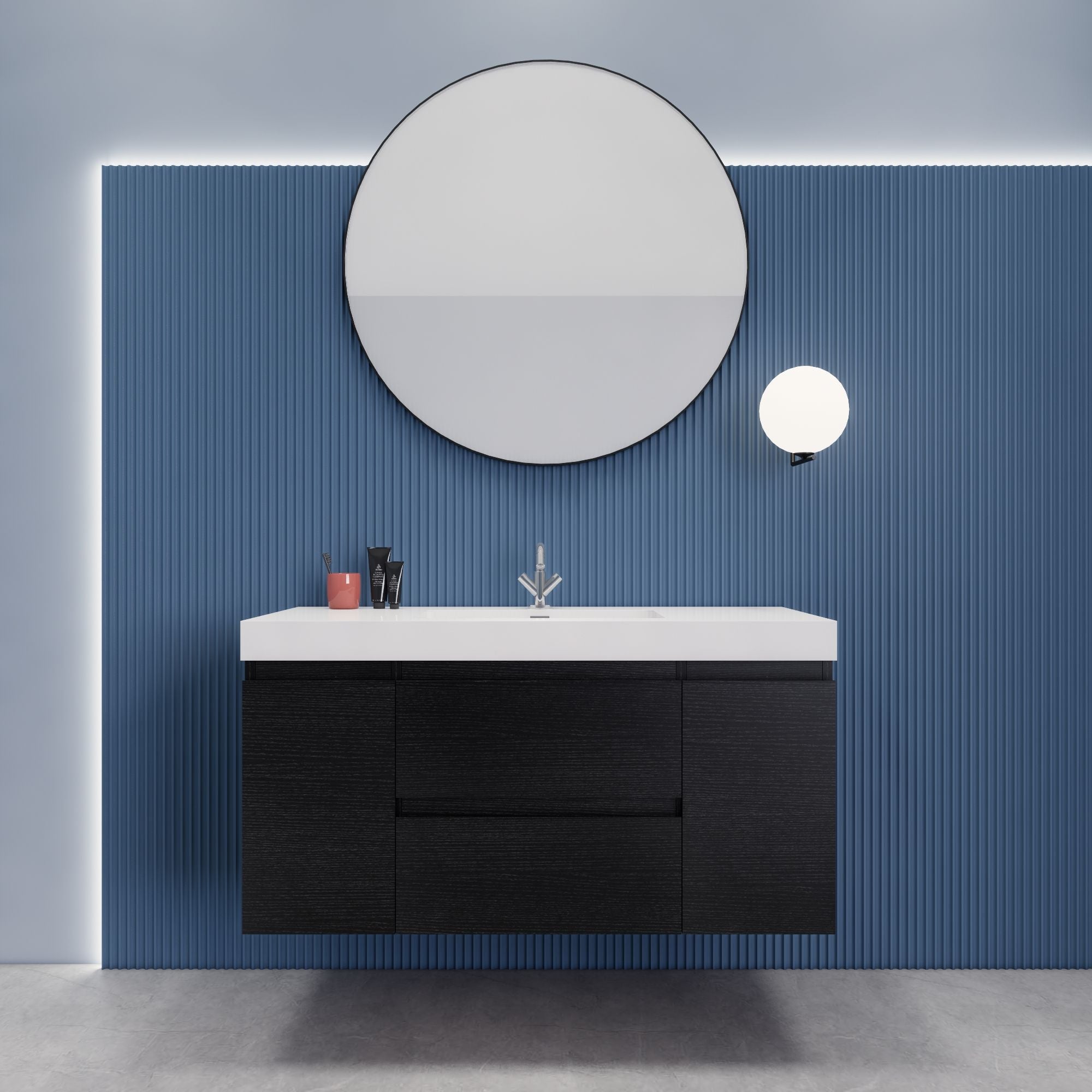 EB2 48 inch Floating Modern Bathroom Vanity